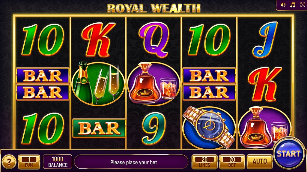 Screenshot of Royal Wealth slot from InBet