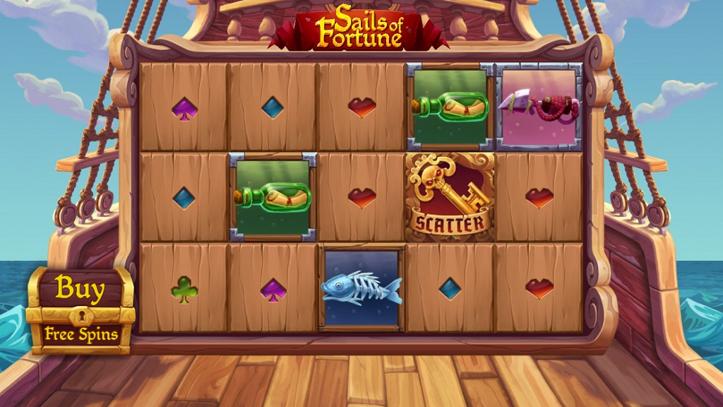 Screenshot of Sails of Fortune slot from Relax Gaming