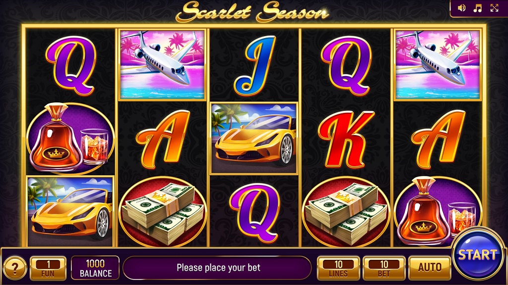 Screenshot of Scarlet Season slot from InBet