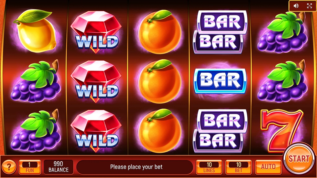 Screenshot of Shining Fruits slot from InBet