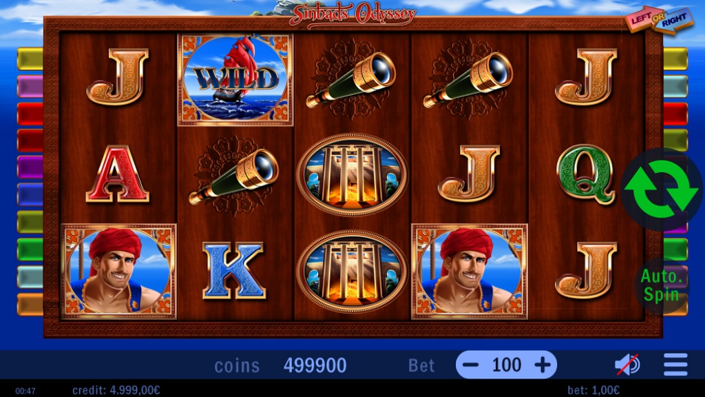 Screenshot of Sinbads Odyssey slot from Swintt