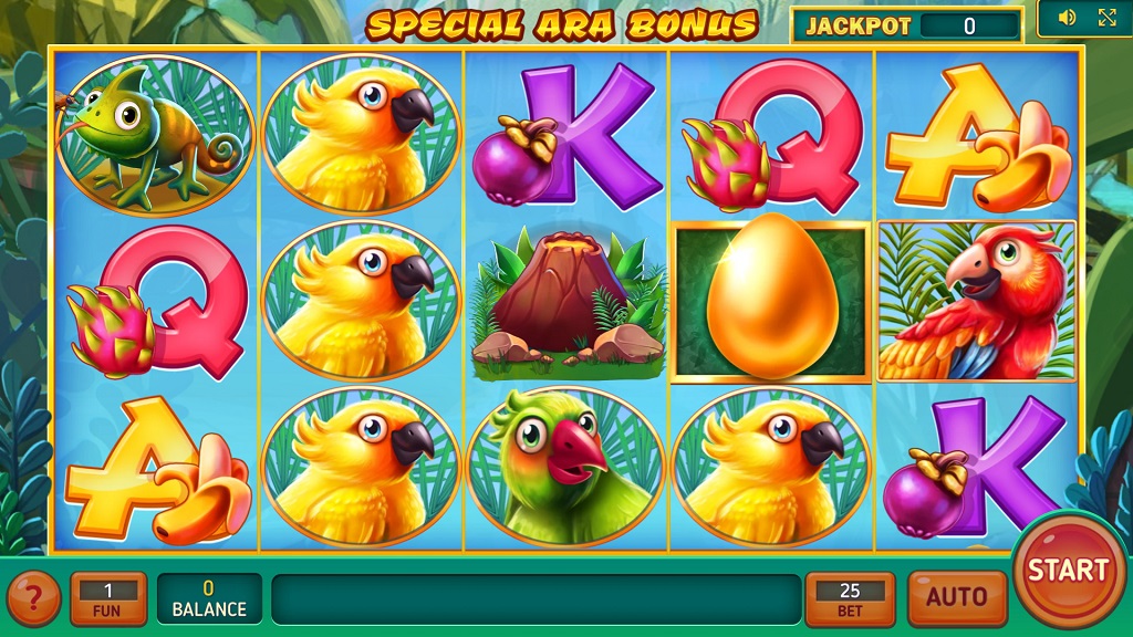 Screenshot of Special Ara Bonus slot from InBet