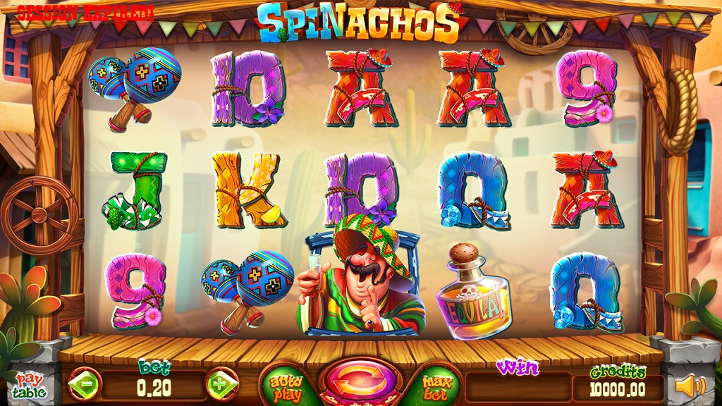 Screenshot of Spinachos slot from Felix Gaming