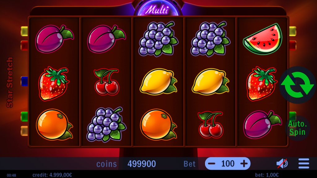 Screenshot of Star Stretch slot from Swintt