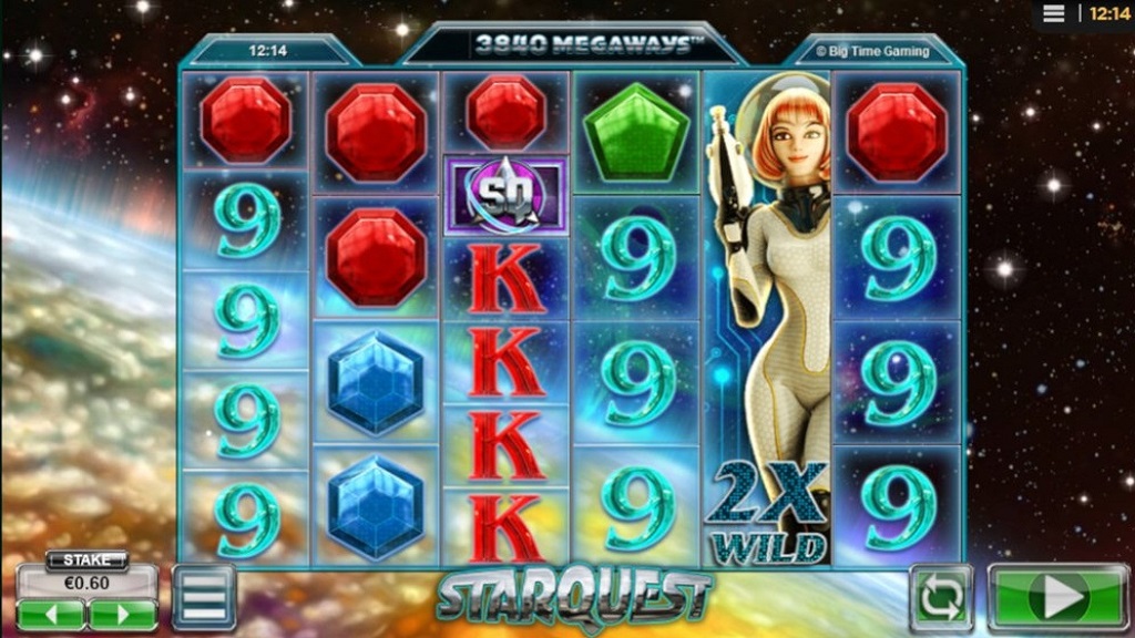 Screenshot of Starquest slot from Big Time Gaming