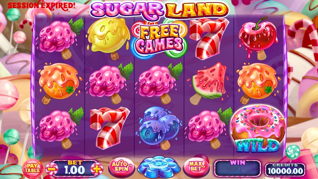 Screenshot of Sugar Land slot from Felix Gaming
