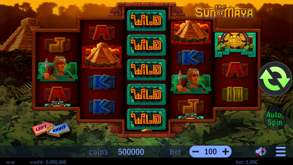 Screenshot of Sun Of Maya slot from Swintt