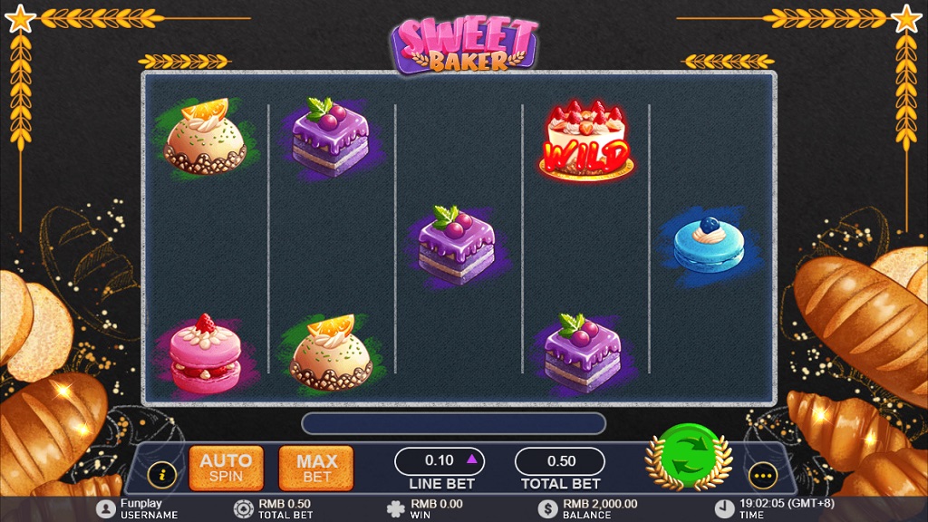 Screenshot of Sweet Baker slot from GamePlay