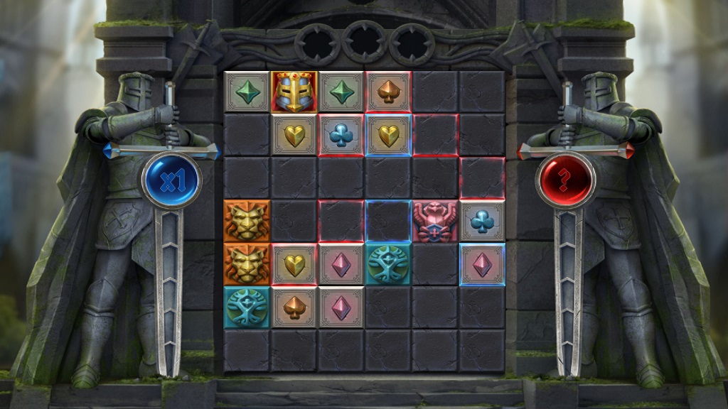 Screenshot of Templar Tumble 2 Dream Drop slot from Relax Gaming