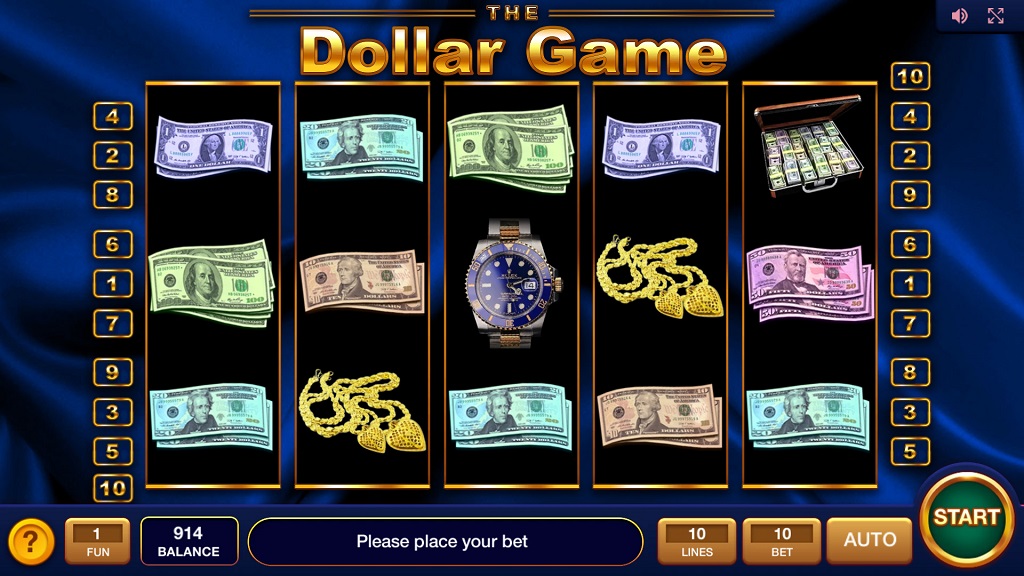 Screenshot of The Dollar Game slot from InBet