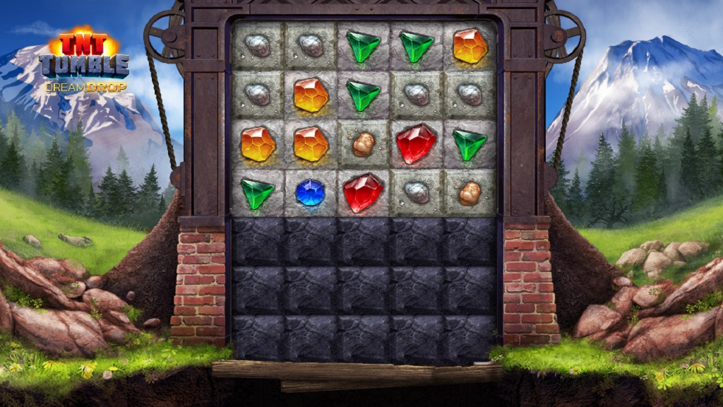 Screenshot of TNT Tumble Dream Drop slot from Relax Gaming