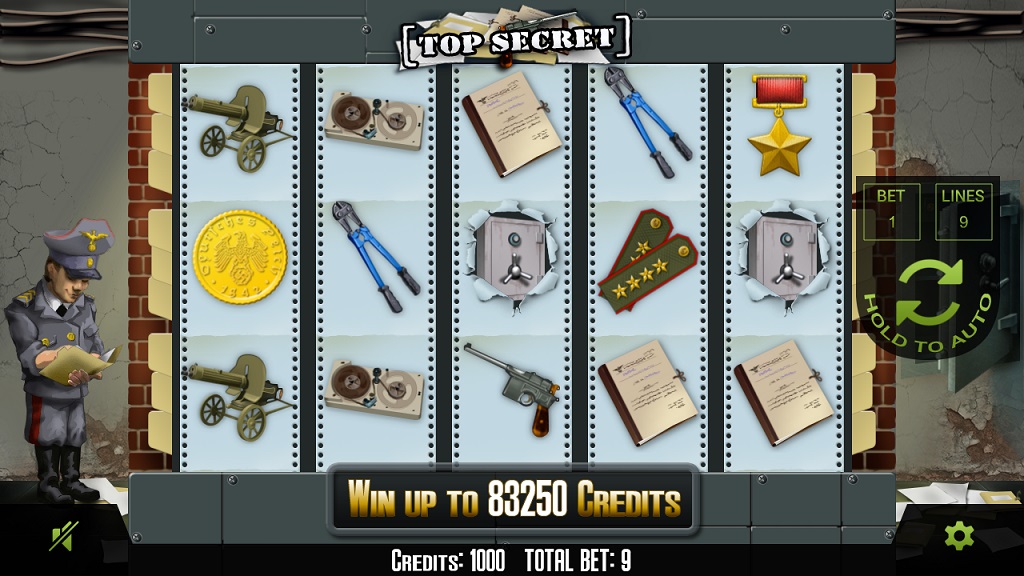 Screenshot of Top Secret slot from InBet