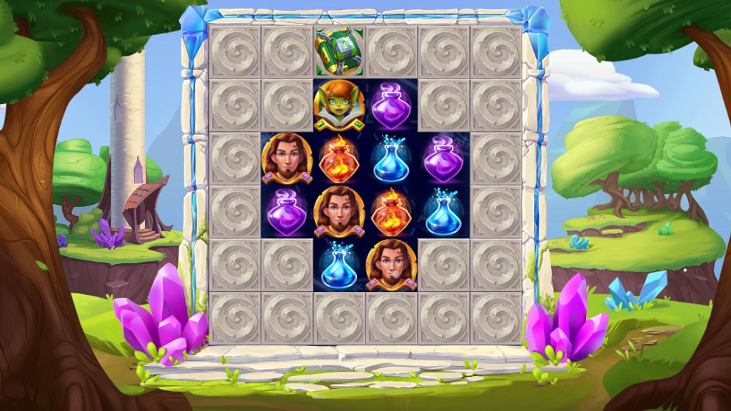 Screenshot of Tower Tumble slot from Relax Gaming