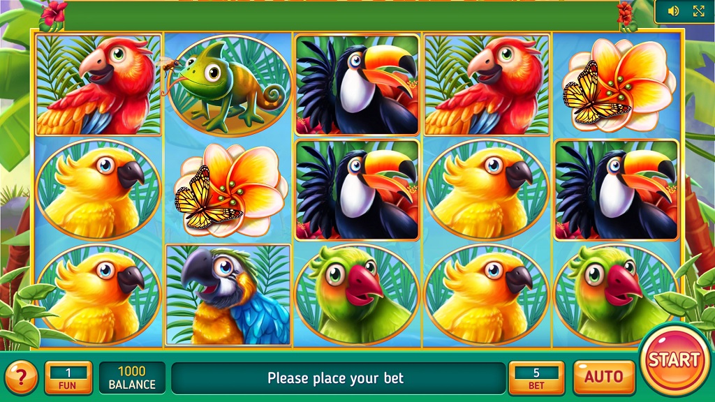 Screenshot of Tropical Downpour slot from InBet