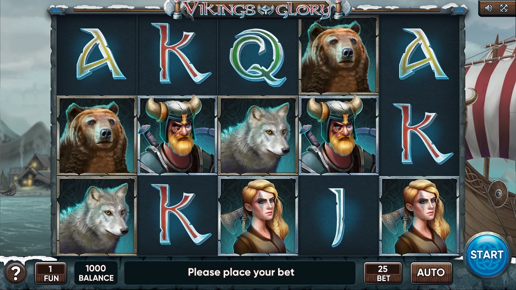 Screenshot of Vikings Glory slot from InBet
