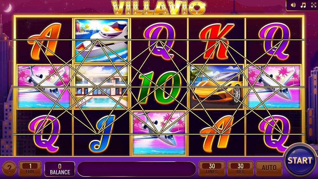 Screenshot of Villavio slot from InBet