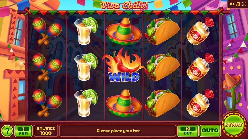 Screenshot of Viva Chilli slot from InBet