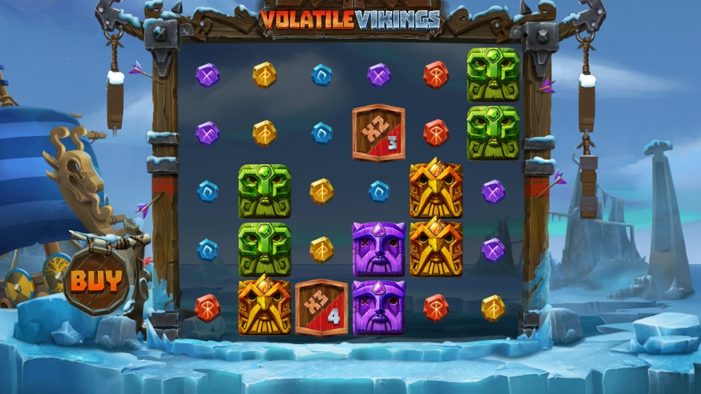 Screenshot of Volatile Vikings slot from Relax Gaming