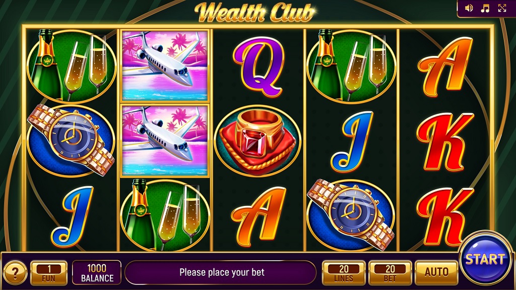 Screenshot of Wealth Club slot from InBet