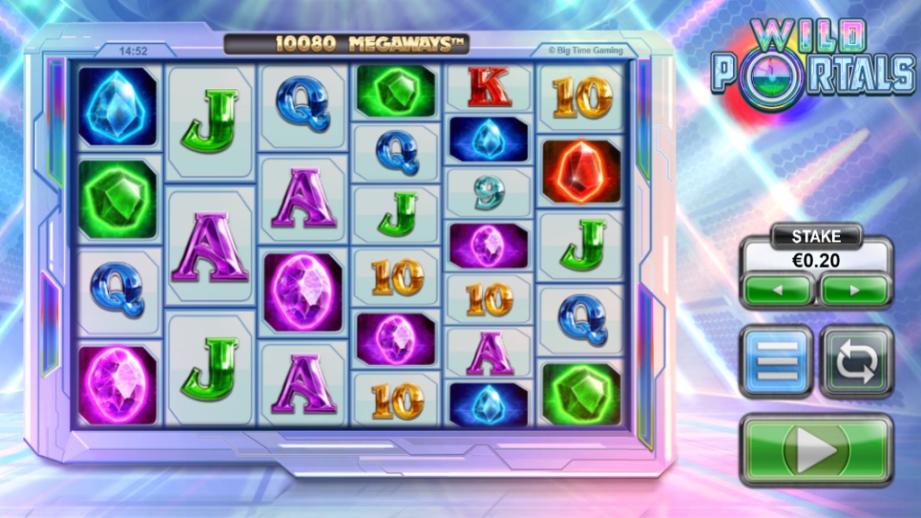 Screenshot of Wild Portals slot from Big Time Gaming