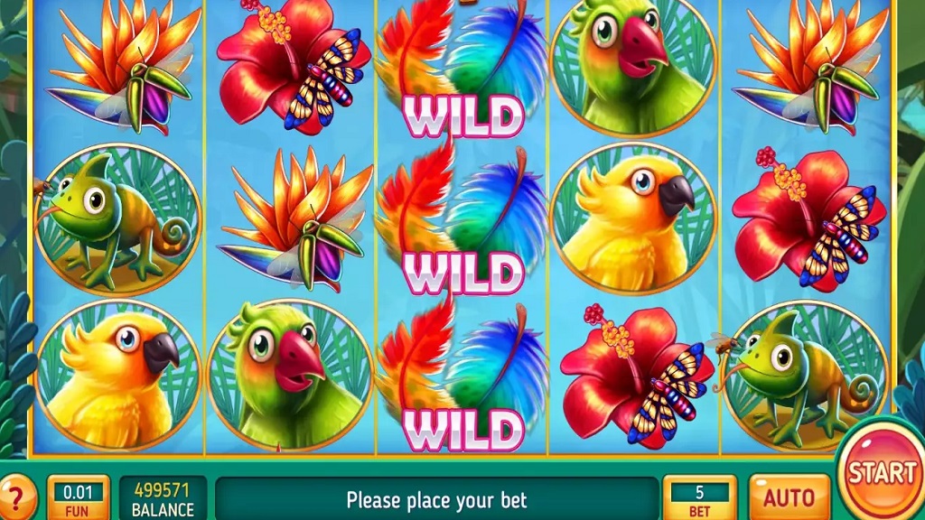 Screenshot of Wild Tropical Bird slot from InBet