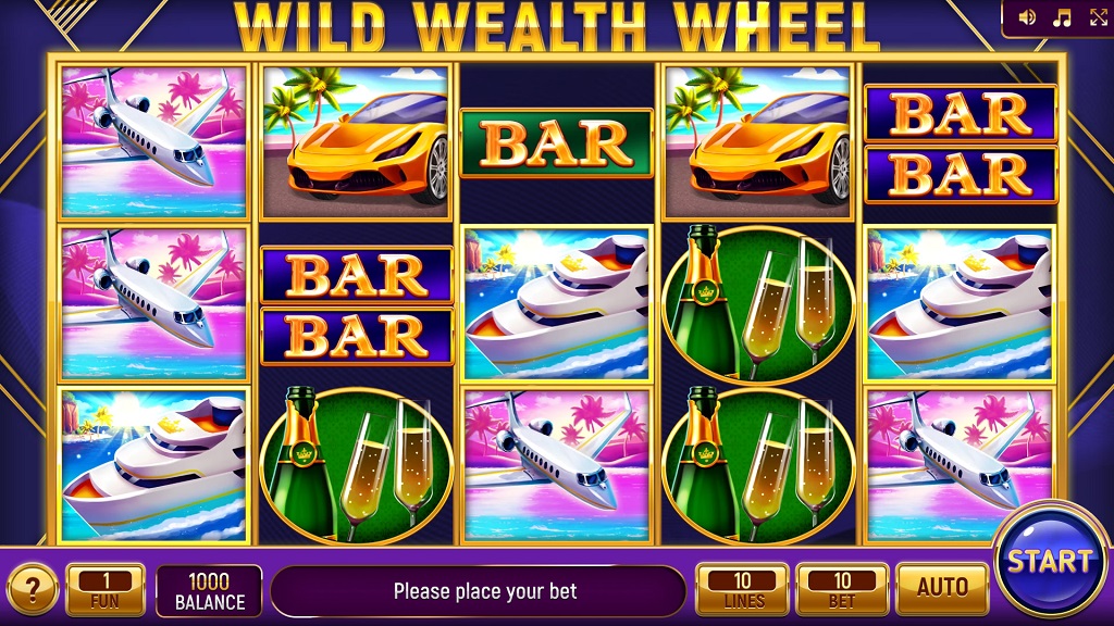 Screenshot of Wild Wealth Wheel slot from InBet