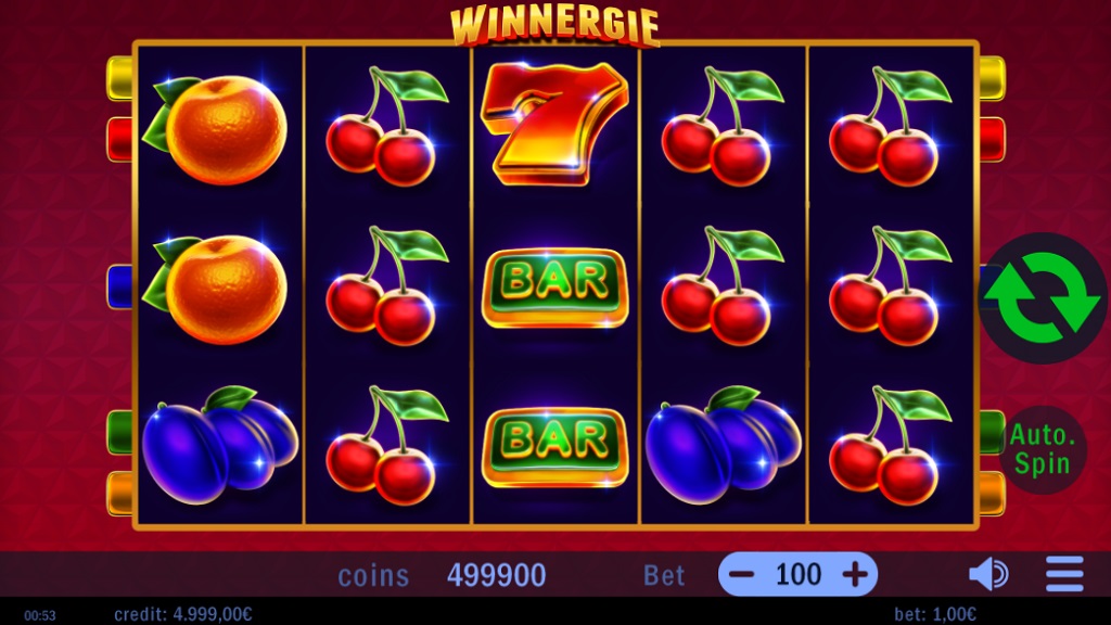 Screenshot of Winnergie slot from Swintt