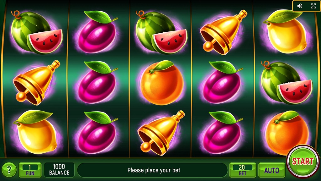 Screenshot of World of Fruits slot from InBet