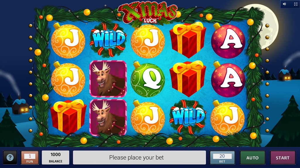 Screenshot of Xmas Luck slot from InBet