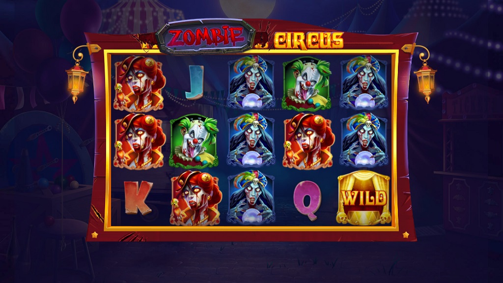 Screenshot of Zombie Circus slot from Relax Gaming