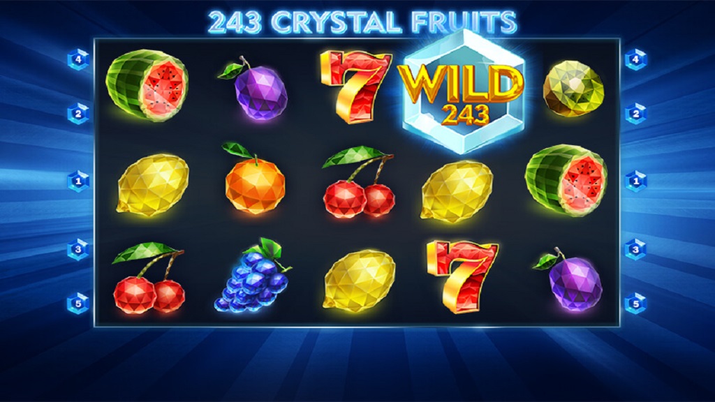 Screenshot of 243 Crystal Fruits slot from TomHorn Gaming