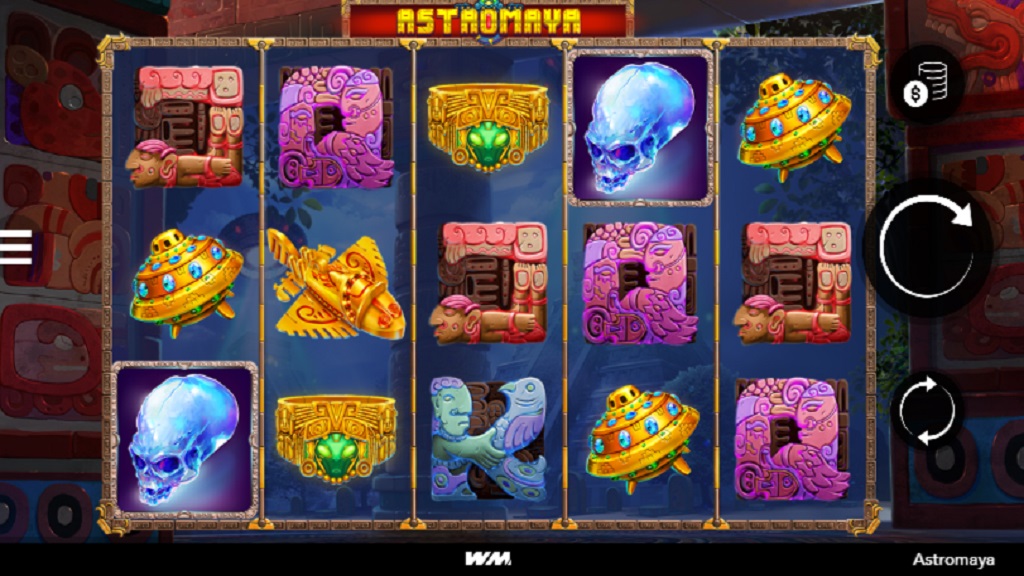 Screenshot of Astromaya slot from World Match