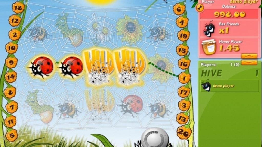Screenshot of Bee Together slot from PAF