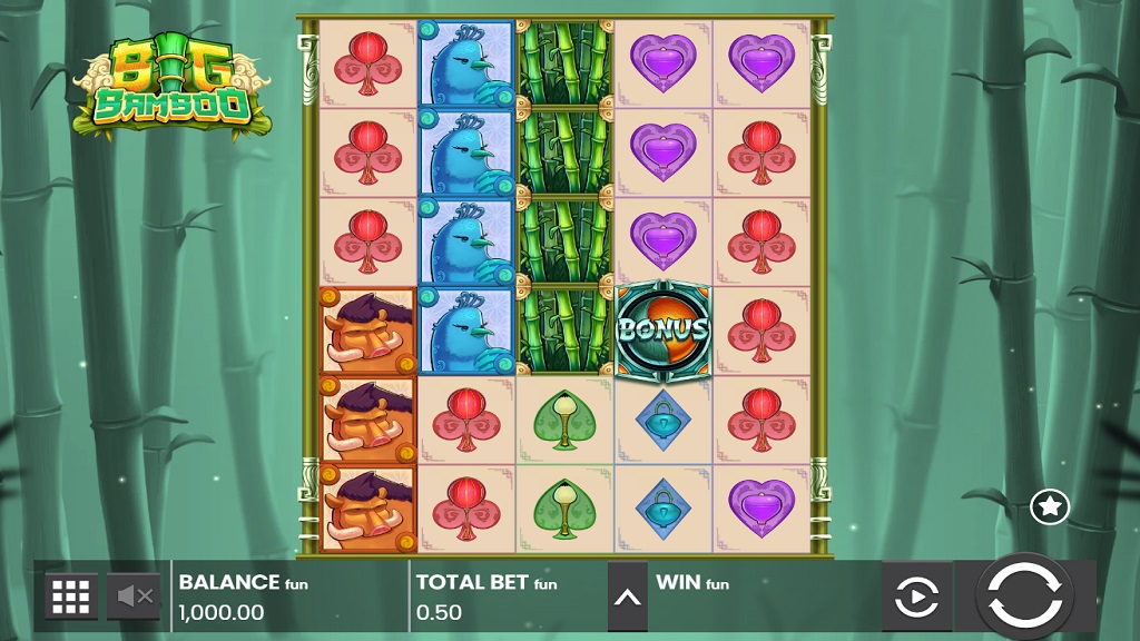 Screenshot of Big Bamboo slot from Push Gaming