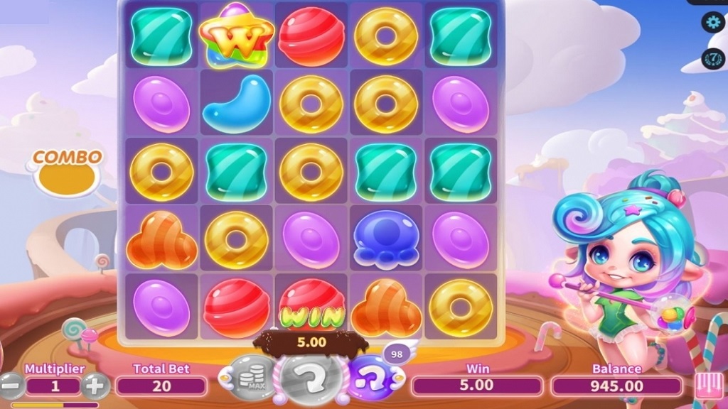 Screenshot of Candy Kingdom slot from Magnet Gaming