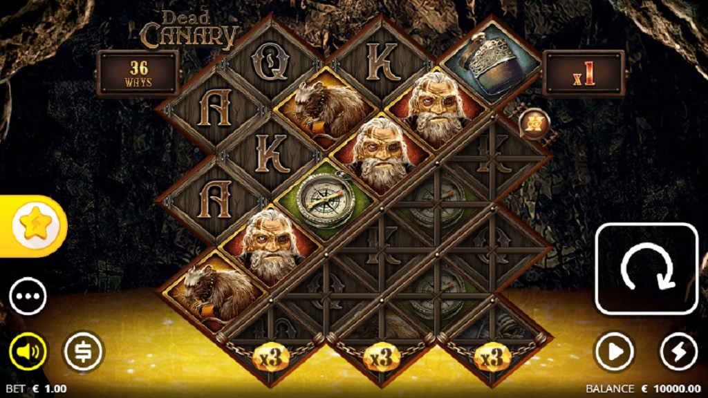 Screenshot of Dead Canary slot from NoLimitCity
