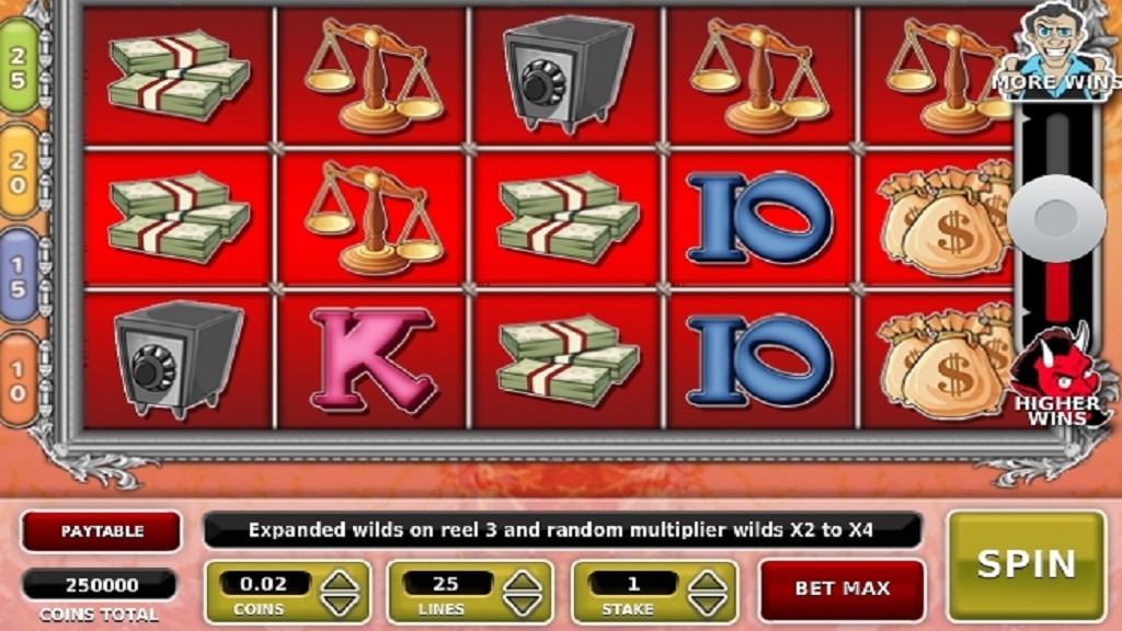 Screenshot of Devil's Advocate slot from OmiGaming