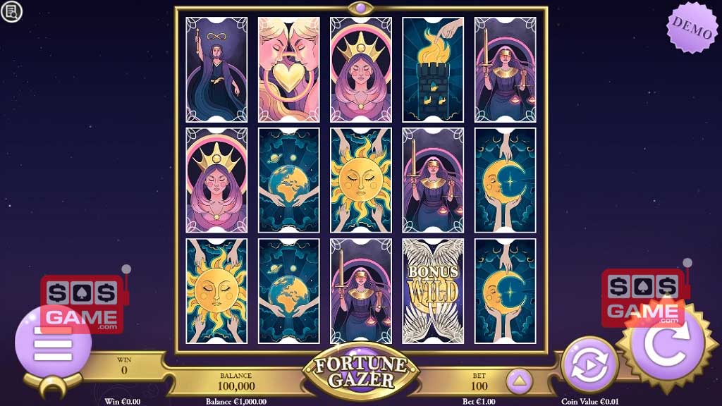 Screenshot of Fortune Gazer slot from Air Dice