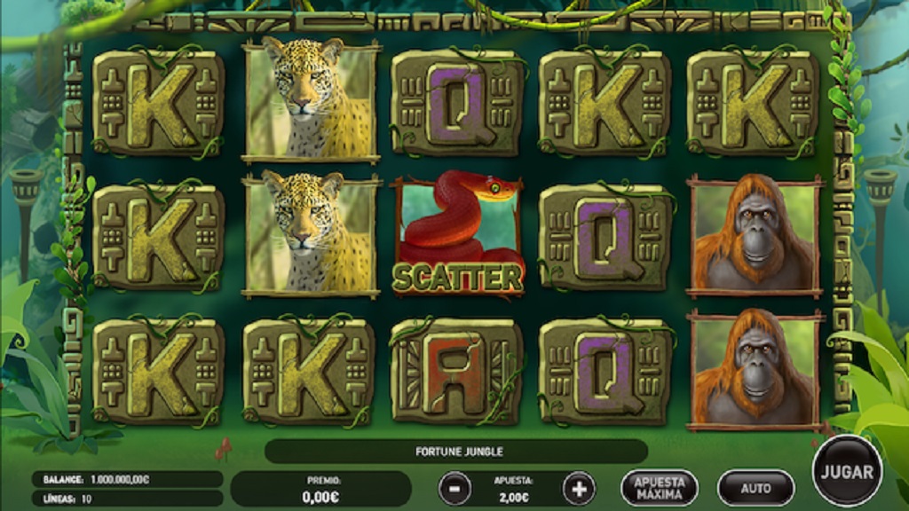 Screenshot of Fortune Jungle slot from R Franco Games