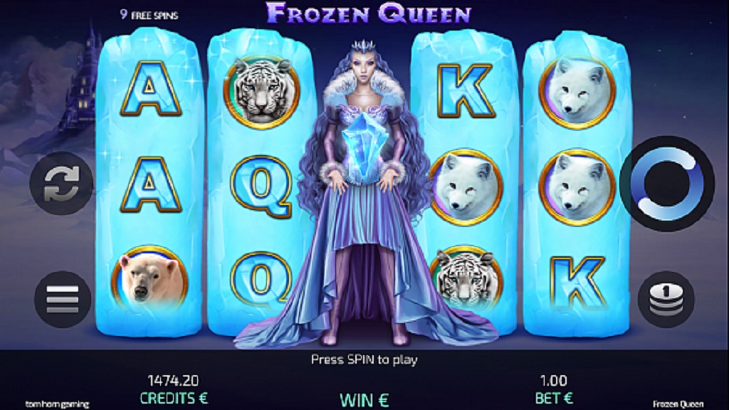 Screenshot of Frozen Queen slot from TomHorn Gaming