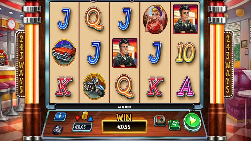 Screenshot of Jukepot slot from NYX Gaming
