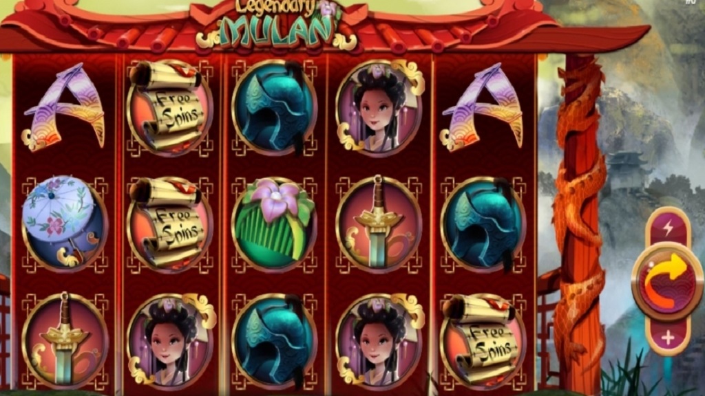 Screenshot of Legendary Mulan slot from Mobilots