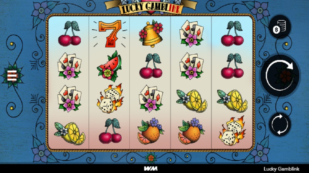 Screenshot of Lucky Gamblink slot from World Match