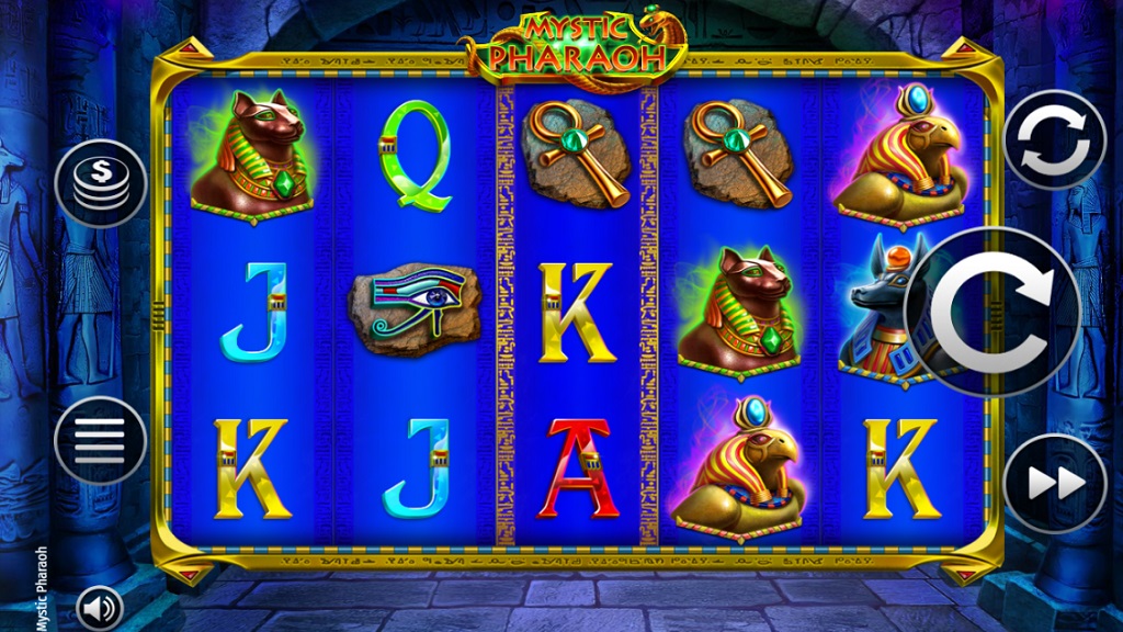 Screenshot of Mystic Pharaoh slot from Octavian