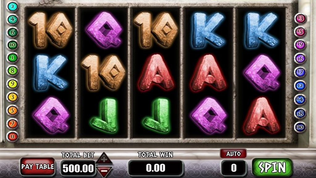 Screenshot of Odds of the Gods slot from Mazooma