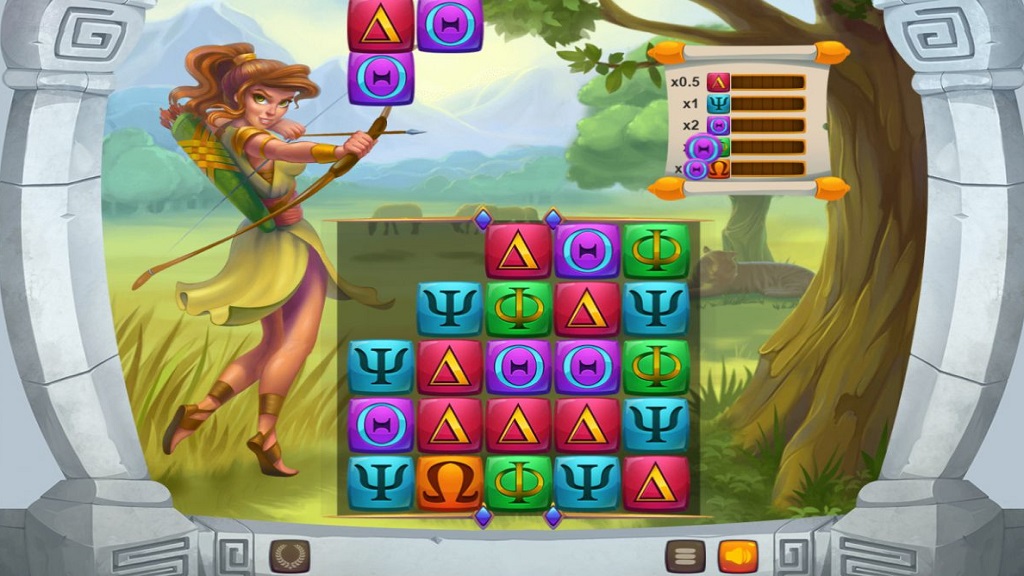 Screenshot of Olympus Fury slot from Skillz Gaming