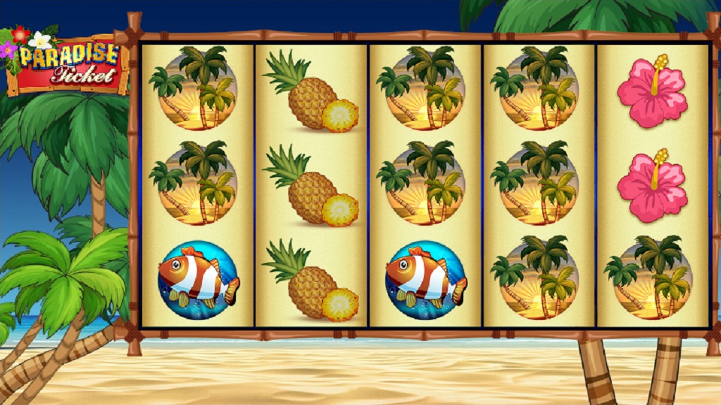 Screenshot of Paradise Ticket slot from Oryx Gaming