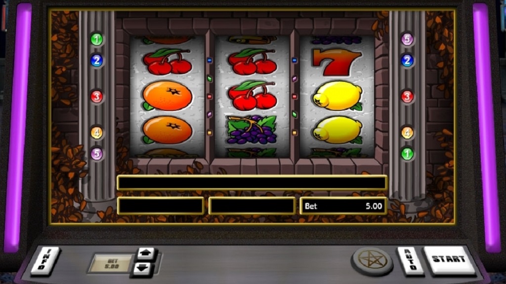 Screenshot of Pentagram slot from Realistic Games