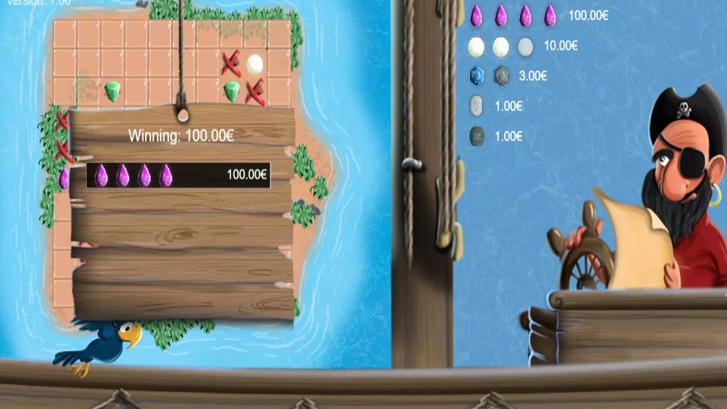 Screenshot of Pirate Island slot from Ho Gaming