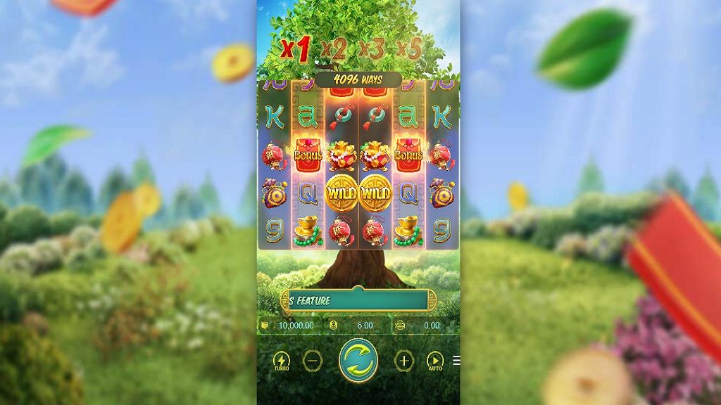 Screenshot of Prosperity Fortune Tree slot from PG Soft